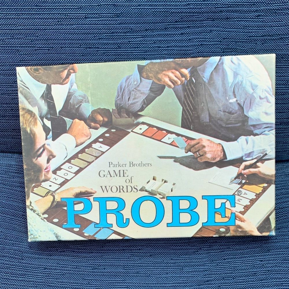 Vintage 1964 Parker Brothers Probe Game of Words